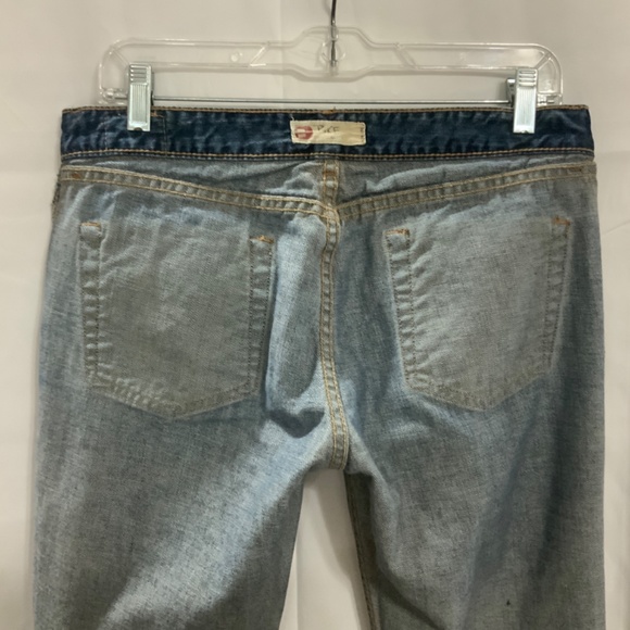 BKE Denim Star 20 Distressed Flare Jean Women's 31 x 33.5 Pre-owned Excellent - Picture 15 of 16